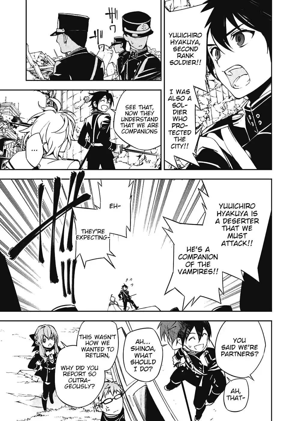 Owari no Seraph Ch. 70 The Cause of a Subordinate