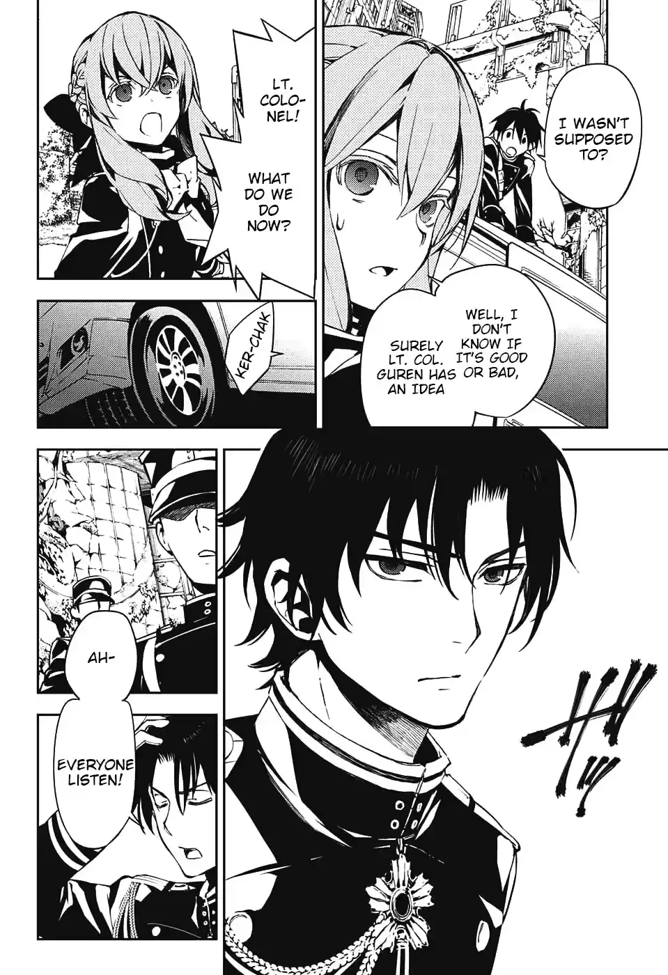 Owari no Seraph Ch. 70 The Cause of a Subordinate