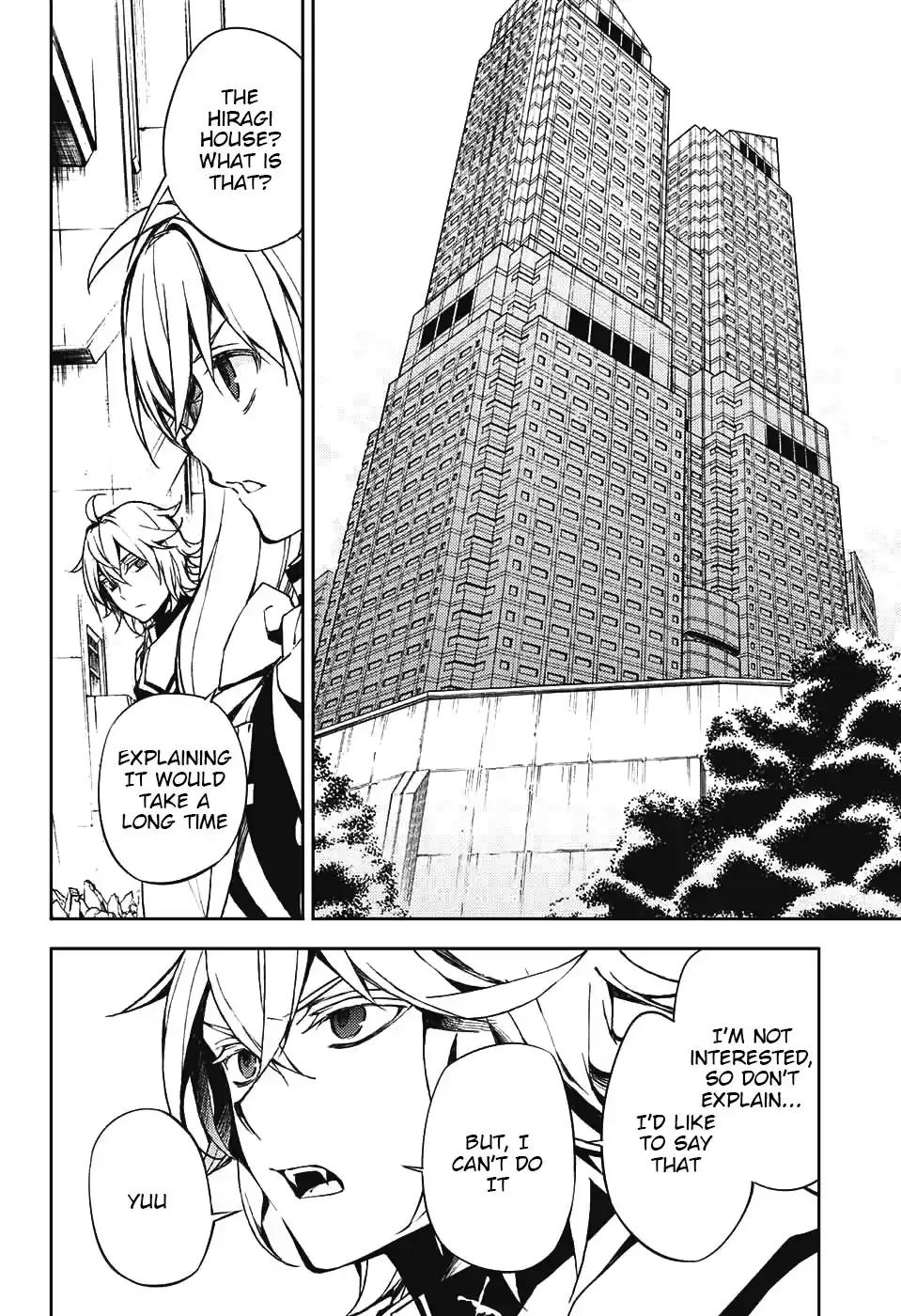 Owari no Seraph Ch. 70 The Cause of a Subordinate