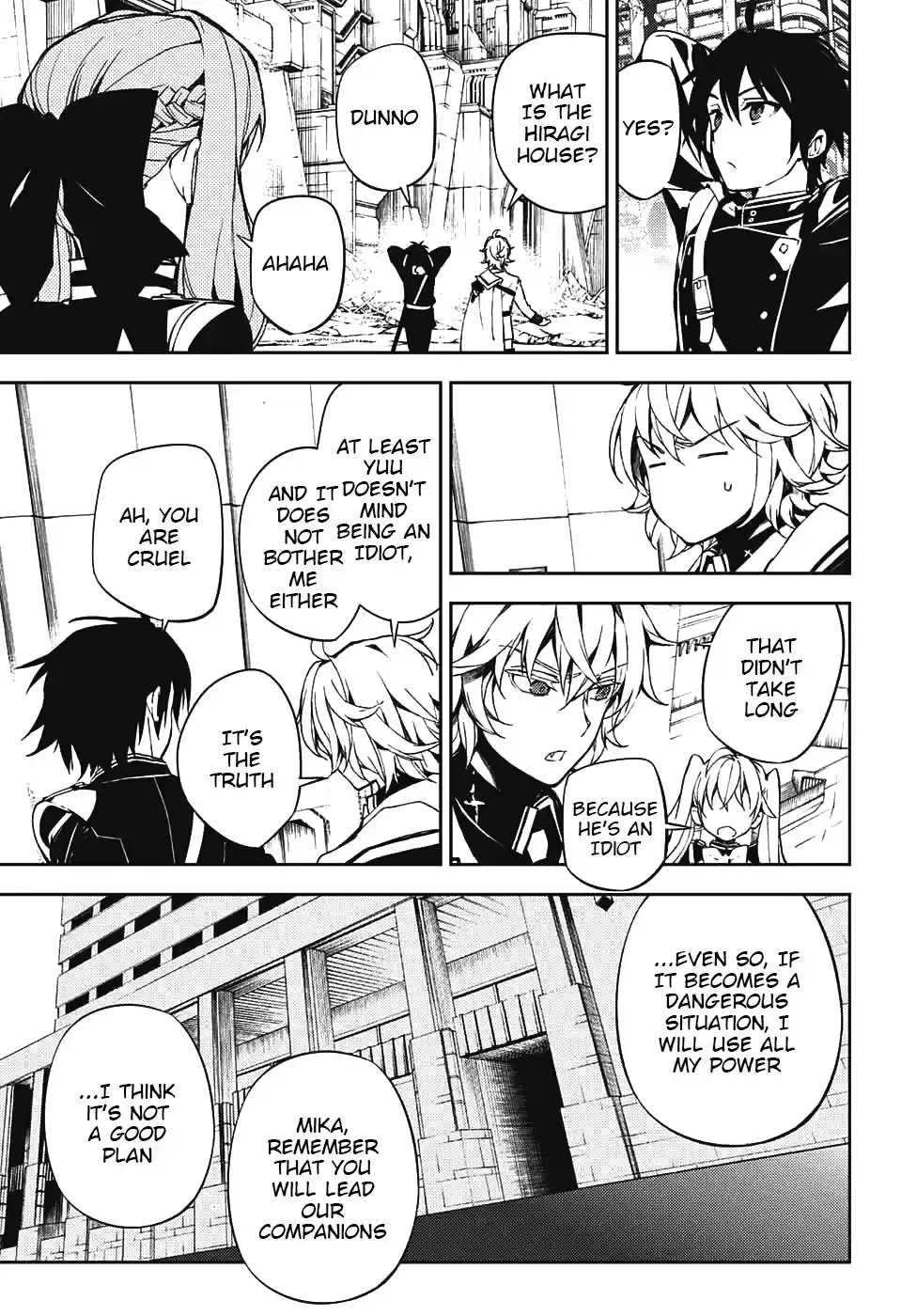 Owari no Seraph Ch. 70 The Cause of a Subordinate