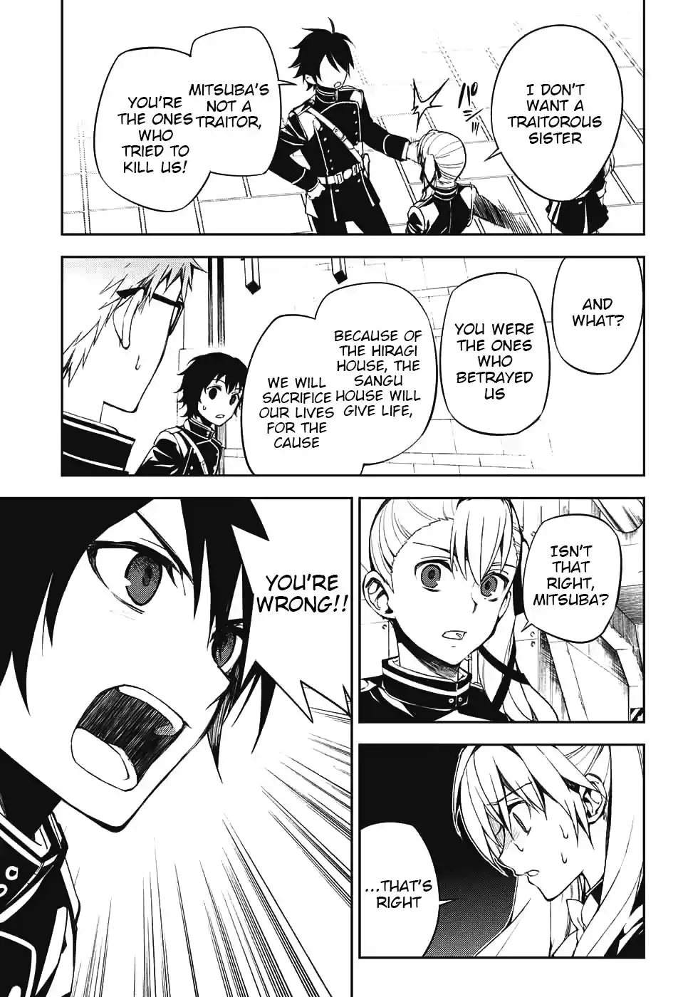 Owari no Seraph Ch. 70 The Cause of a Subordinate