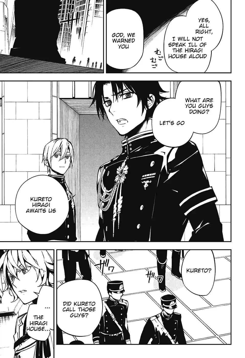 Owari no Seraph Ch. 70 The Cause of a Subordinate