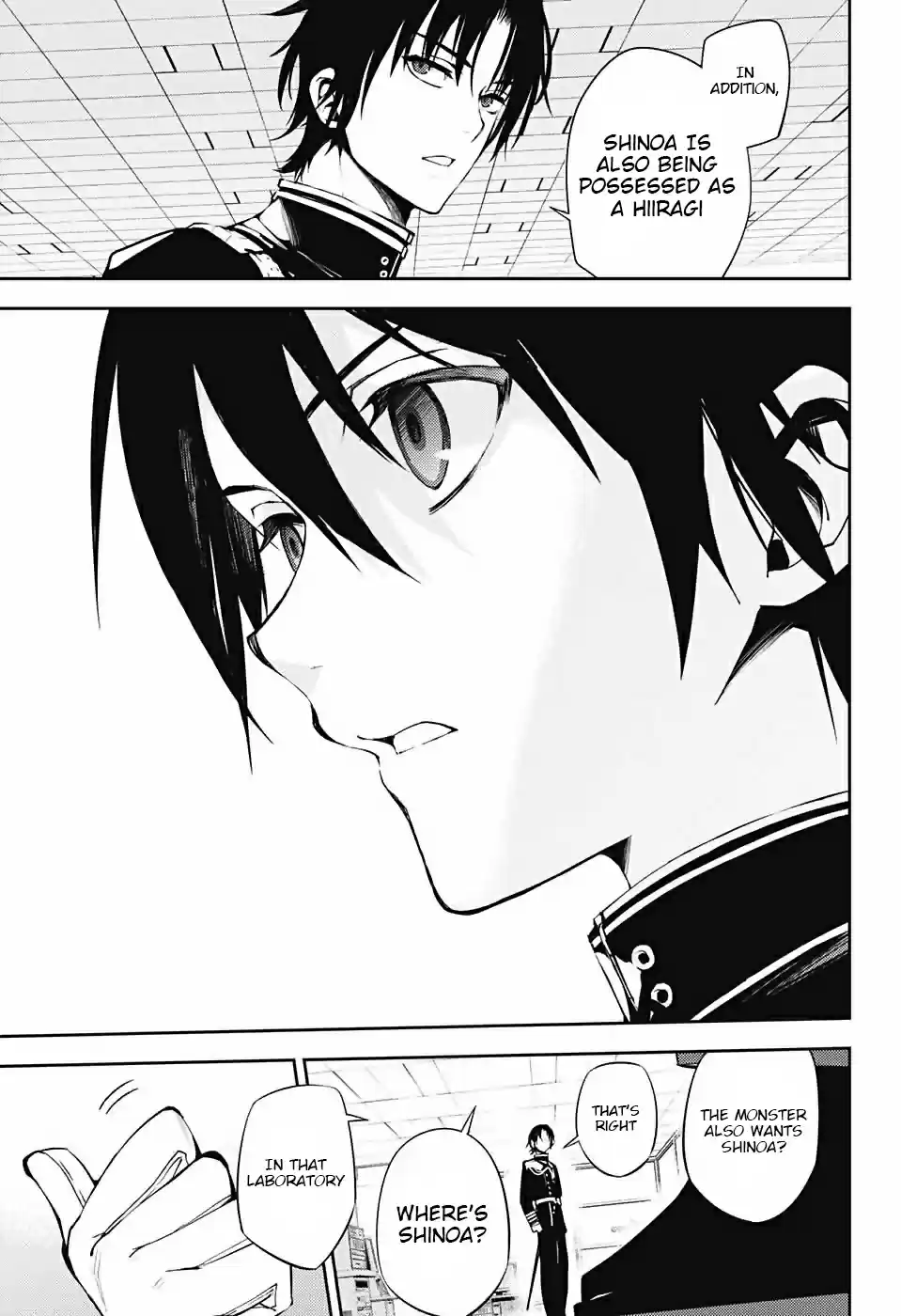Owari no Seraph Ch. 73 Inside Yuu's Sword