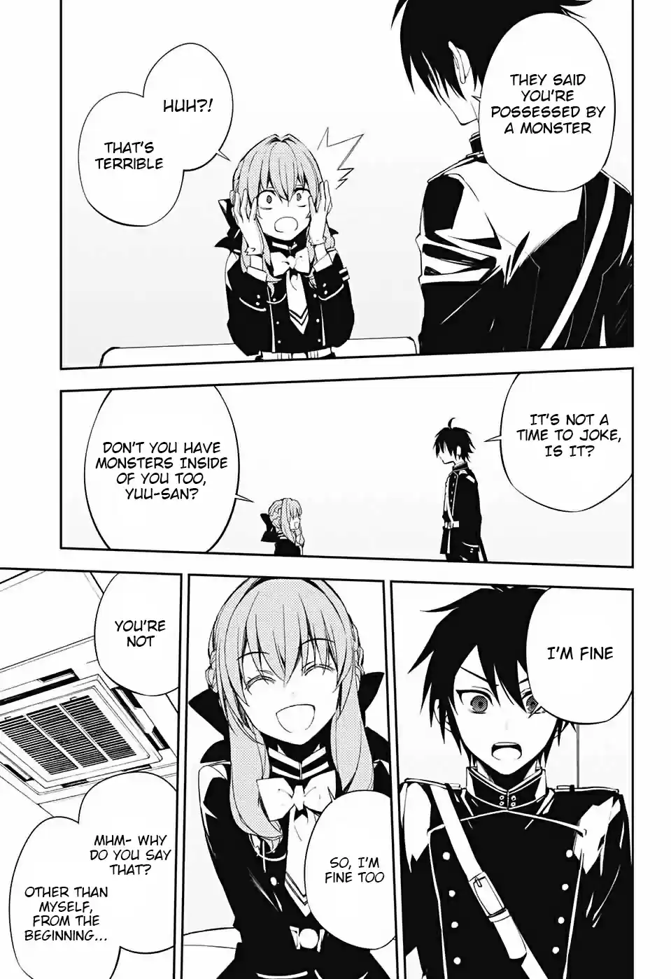 Owari no Seraph Ch. 73 Inside Yuu's Sword
