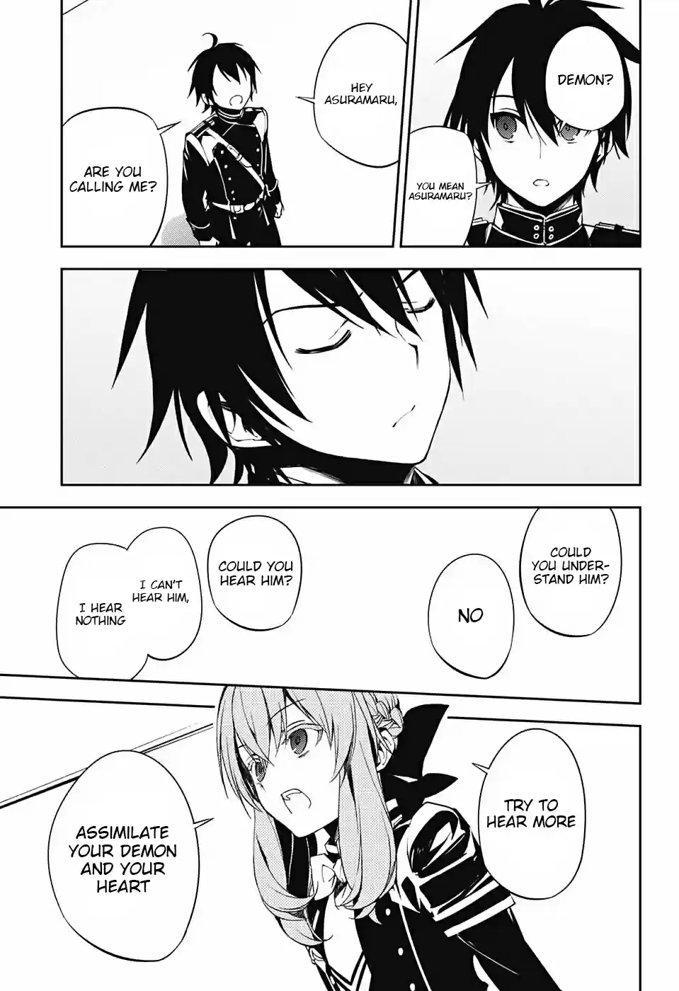 Owari no Seraph Ch. 73 Inside Yuu's Sword
