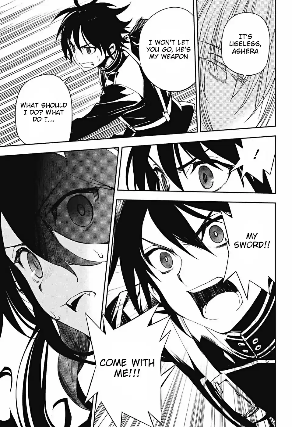 Owari no Seraph Ch. 73 Inside Yuu's Sword