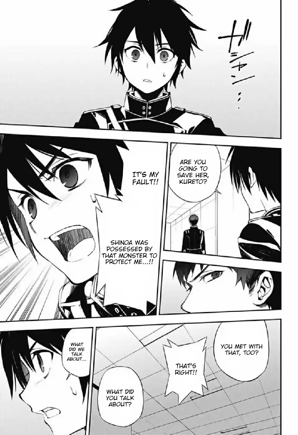 Owari no Seraph Ch. 75 Distance and Secrecy
