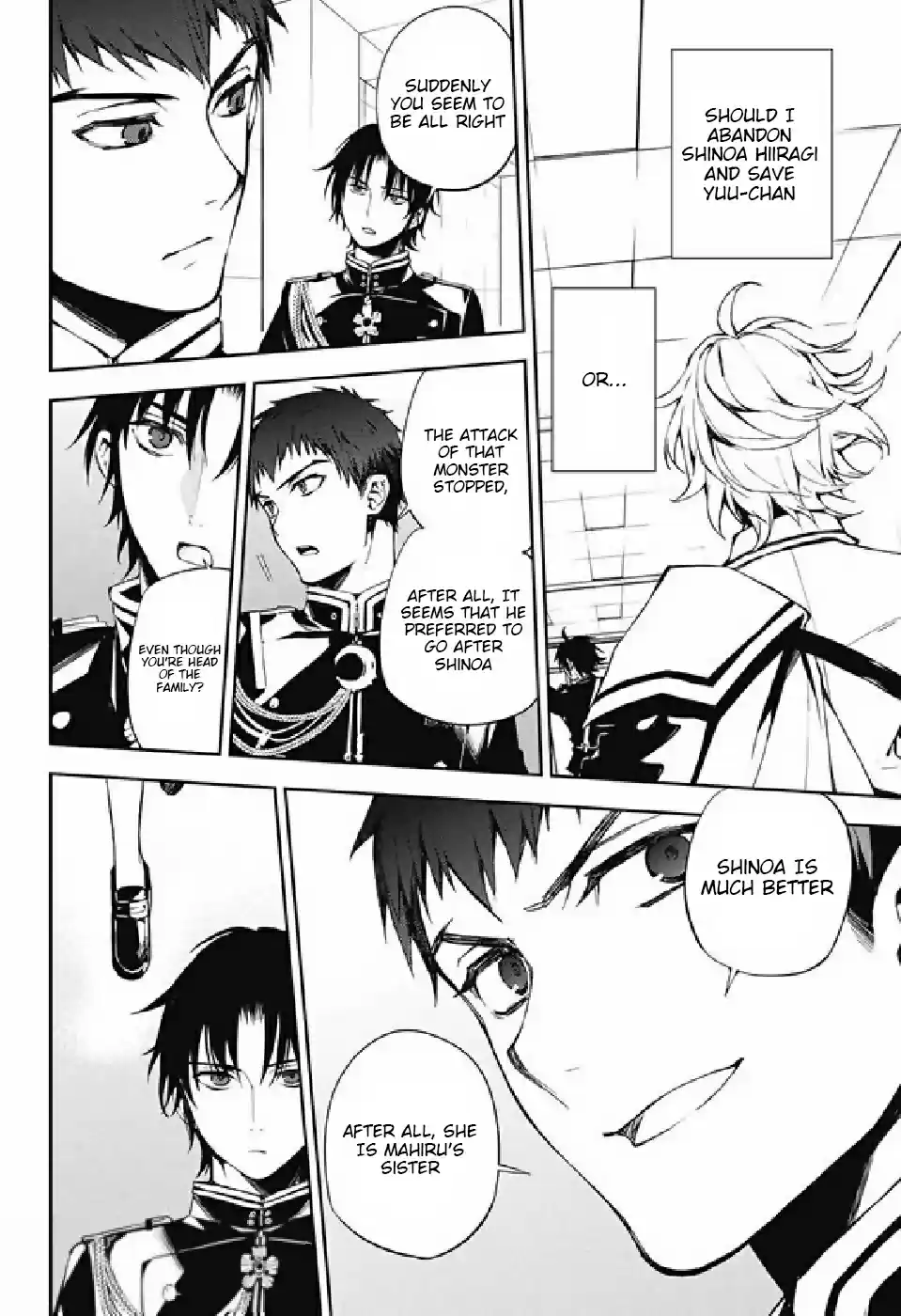 Owari no Seraph Ch. 75 Distance and Secrecy