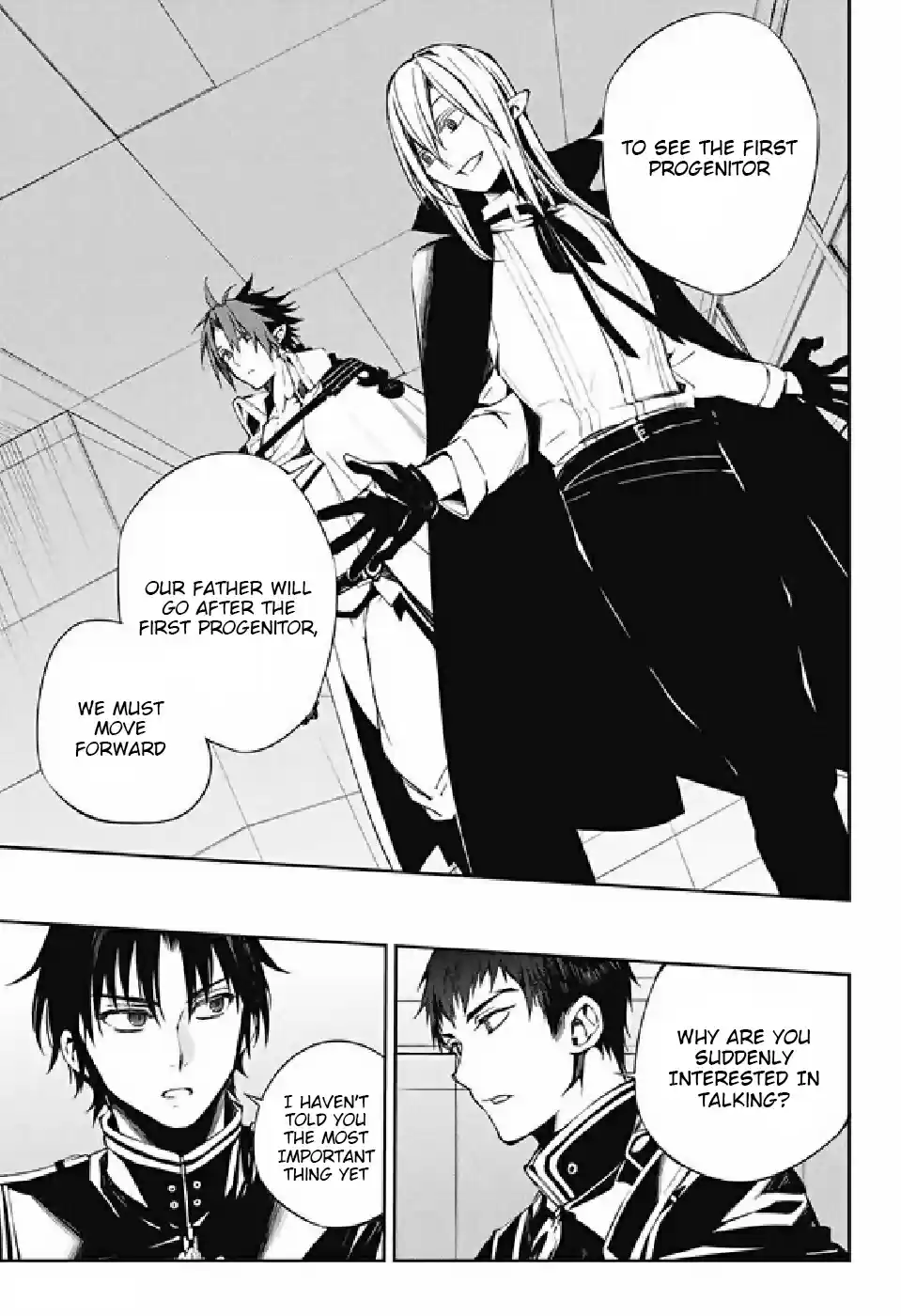 Owari no Seraph Ch. 75 Distance and Secrecy