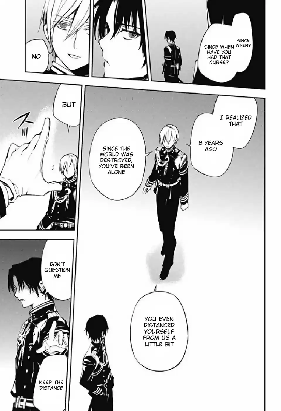 Owari no Seraph Ch. 75 Distance and Secrecy