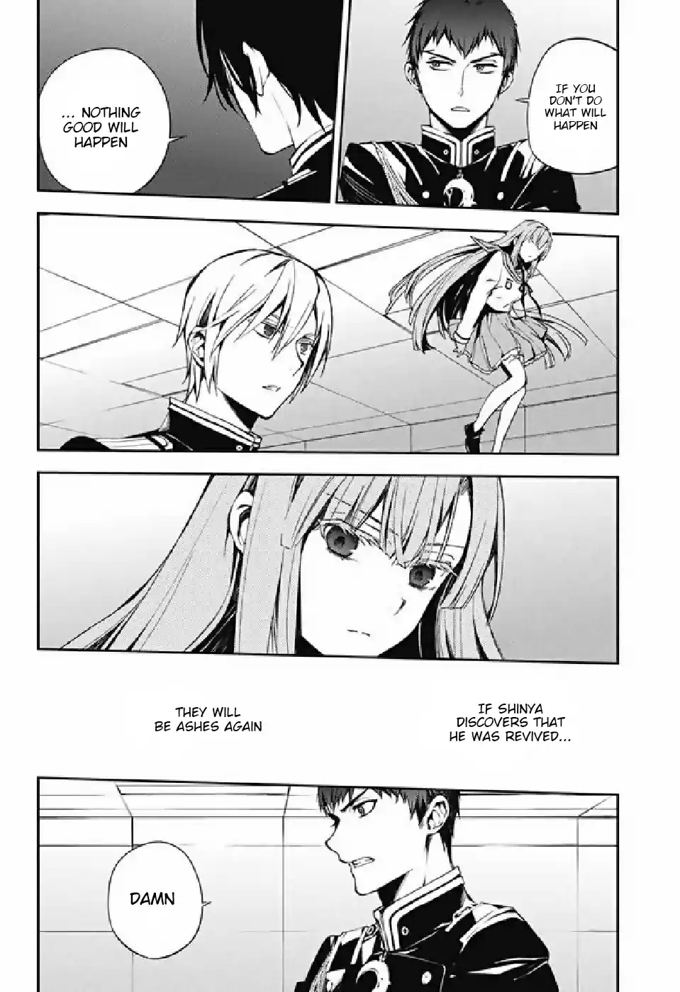 Owari no Seraph Ch. 75 Distance and Secrecy