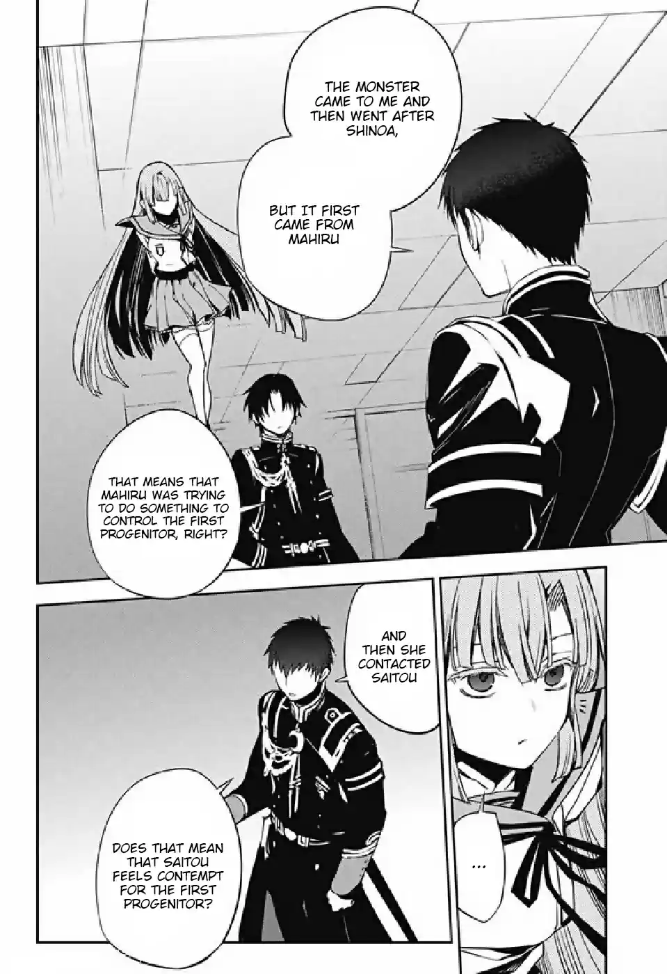 Owari no Seraph Ch. 75 Distance and Secrecy