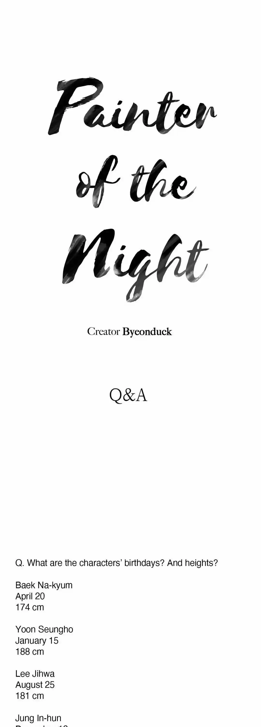 Painter Of The Night Chapter 68.5