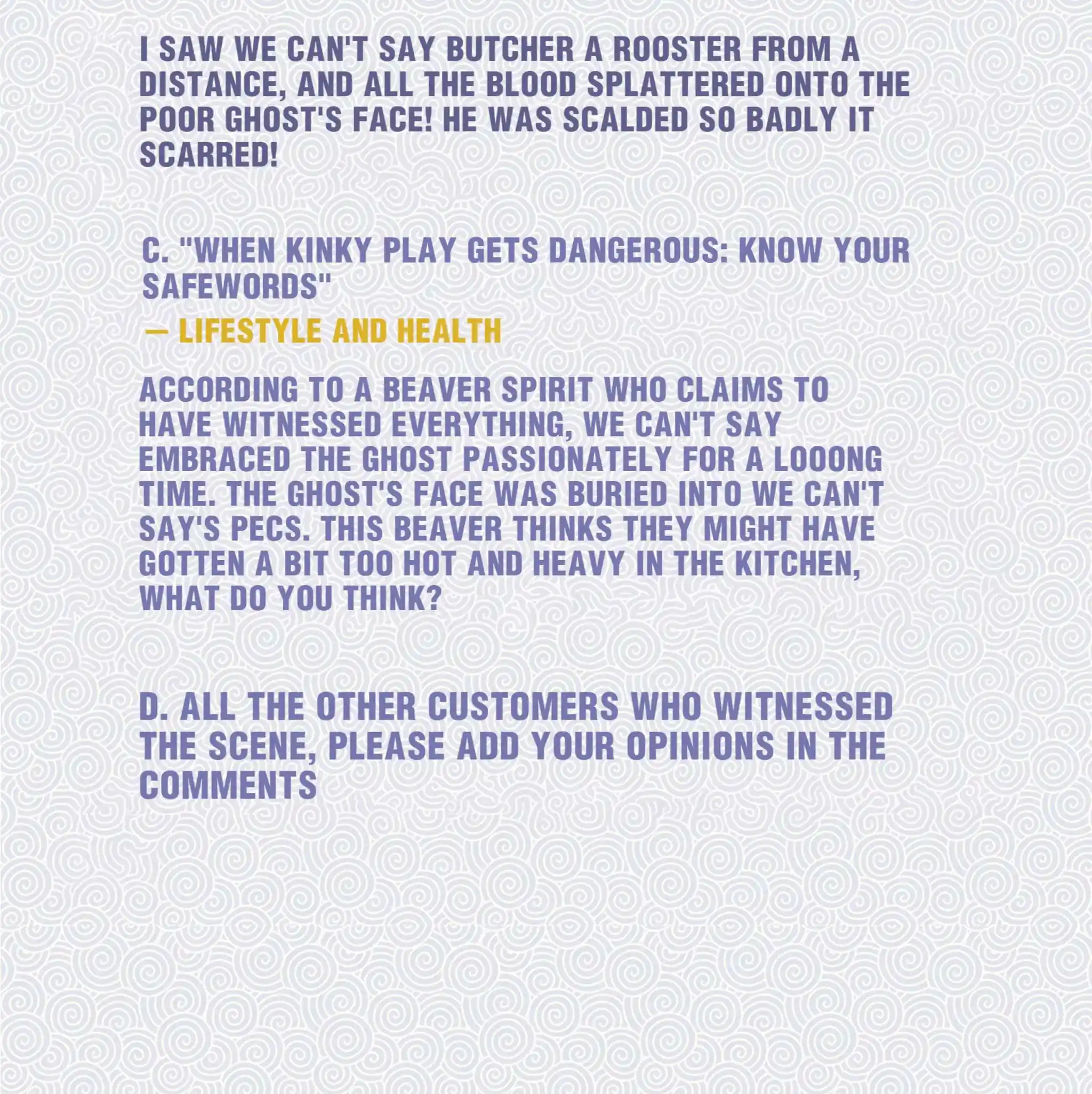 Paixiu Restaurant, Only In But Not Out Chapter 19.2