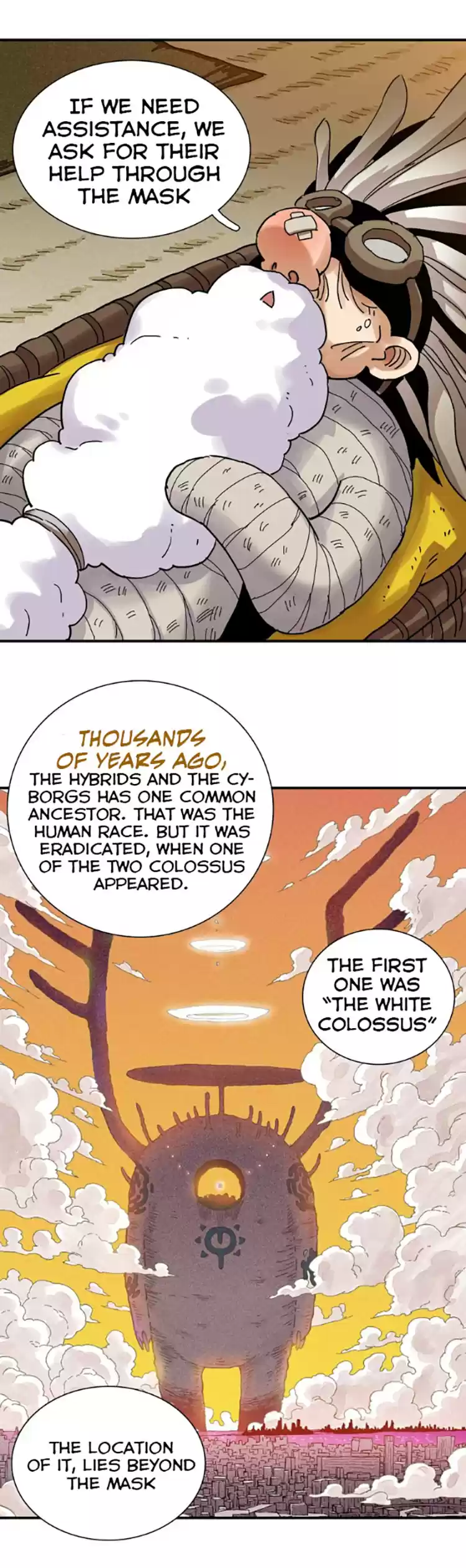 Peach and the book of the last days Ch. 12 The Masks of Colossus