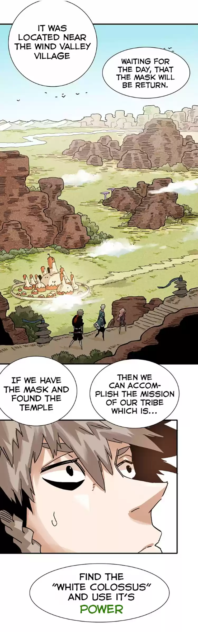 Peach and the book of the last days Ch. 12 The Masks of Colossus