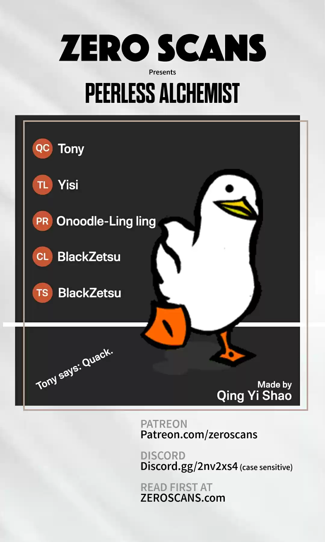 Peerless Alchemist Ch. 70