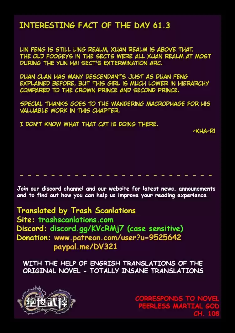 Peerless Martial God Ch. 62.3 A Slap Never Felt So Good 3