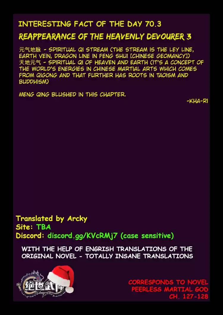 Peerless Martial God Vol. 1 Ch. 70.3 Reappearance of the Heavenly Devourer(3)