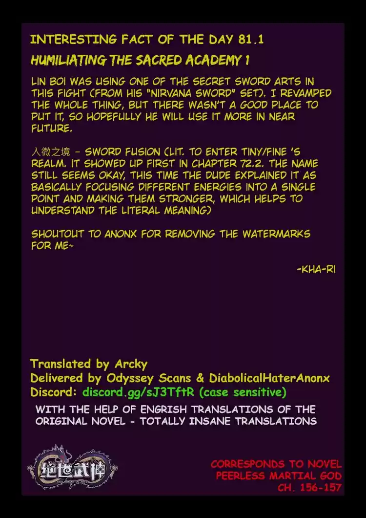 Peerless Martial God Vol. 1 Ch. 81.1 Humiliating the Sacred Academy