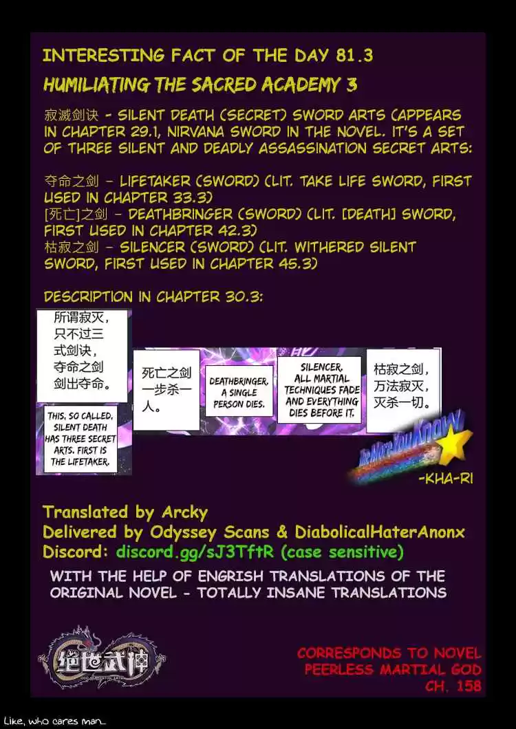 Peerless Martial God Vol. 1 Ch. 81.3 Humiliating the Sacred Academy(3)