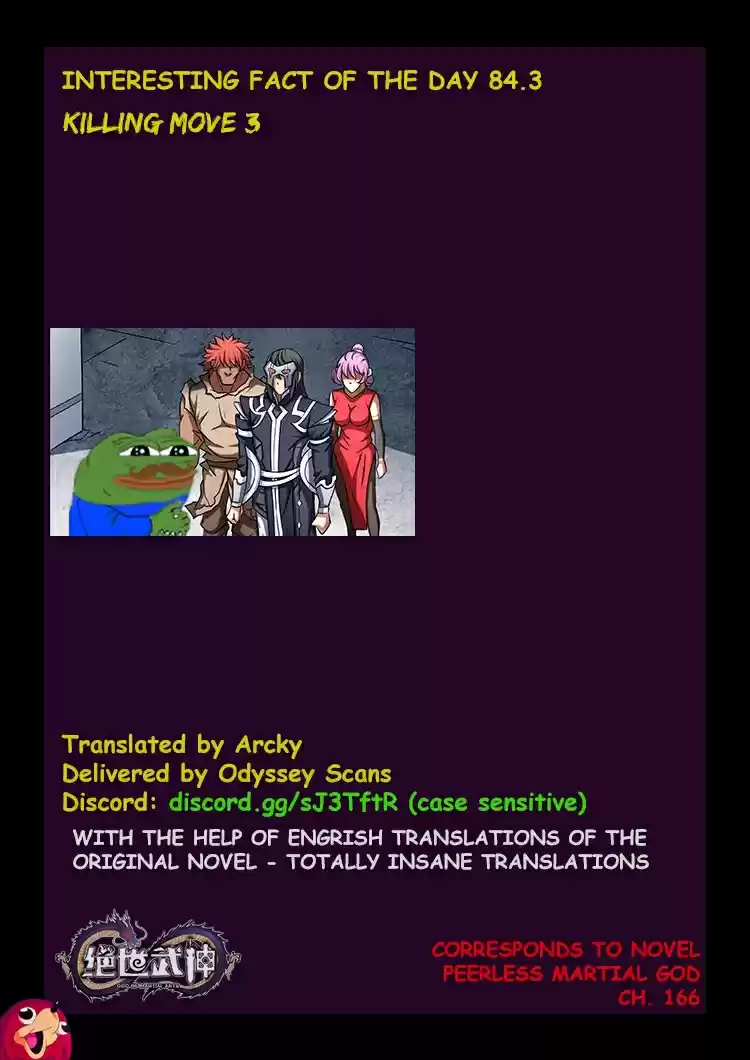 Peerless Martial God Vol. 1 Ch. 84.3 Killing Move(3)