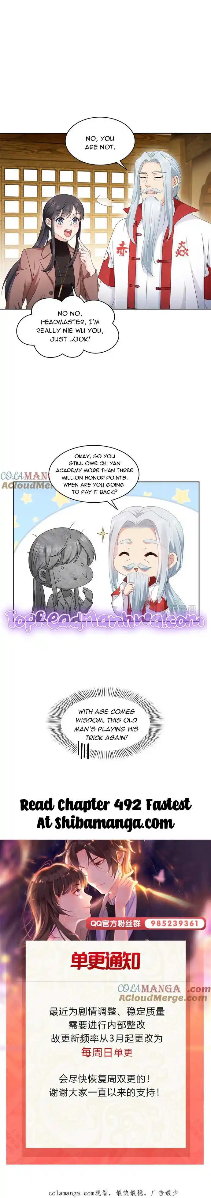 Perfect Secret Love: The Bad New Wife Is a Little Sweet Chapter 491