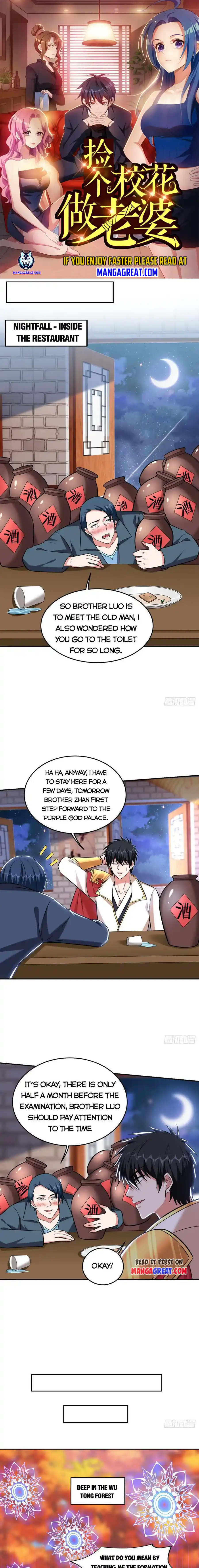 Picking Up A School Beauty To Be Wife Chapter 398