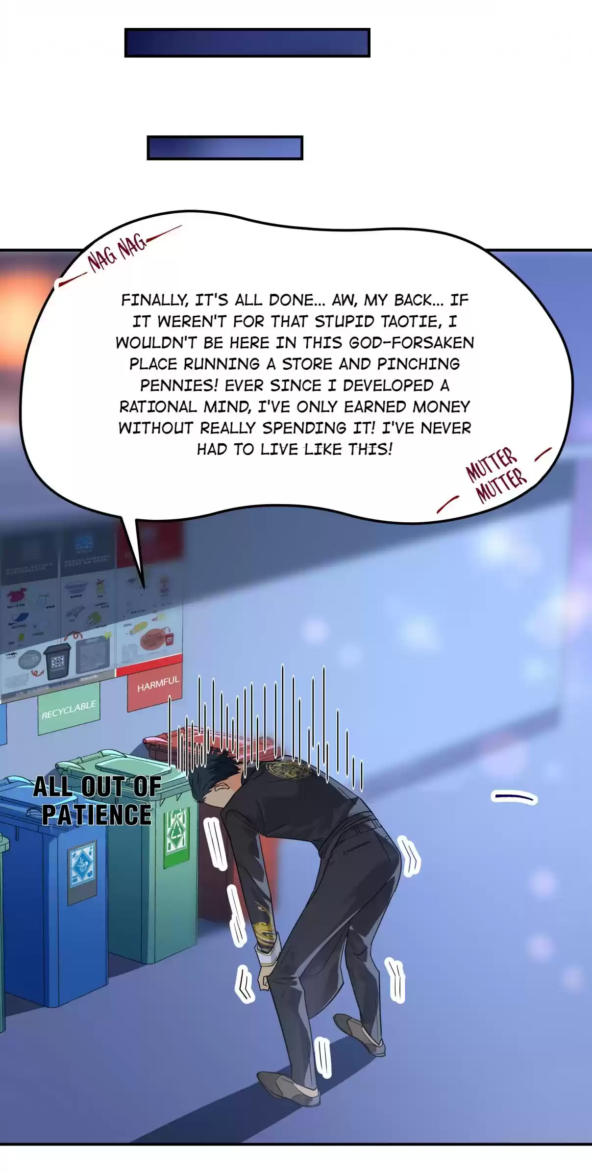 Pixiu's Eatery, No Way Out 1 Separating Trash and Finding a Cool Pillow