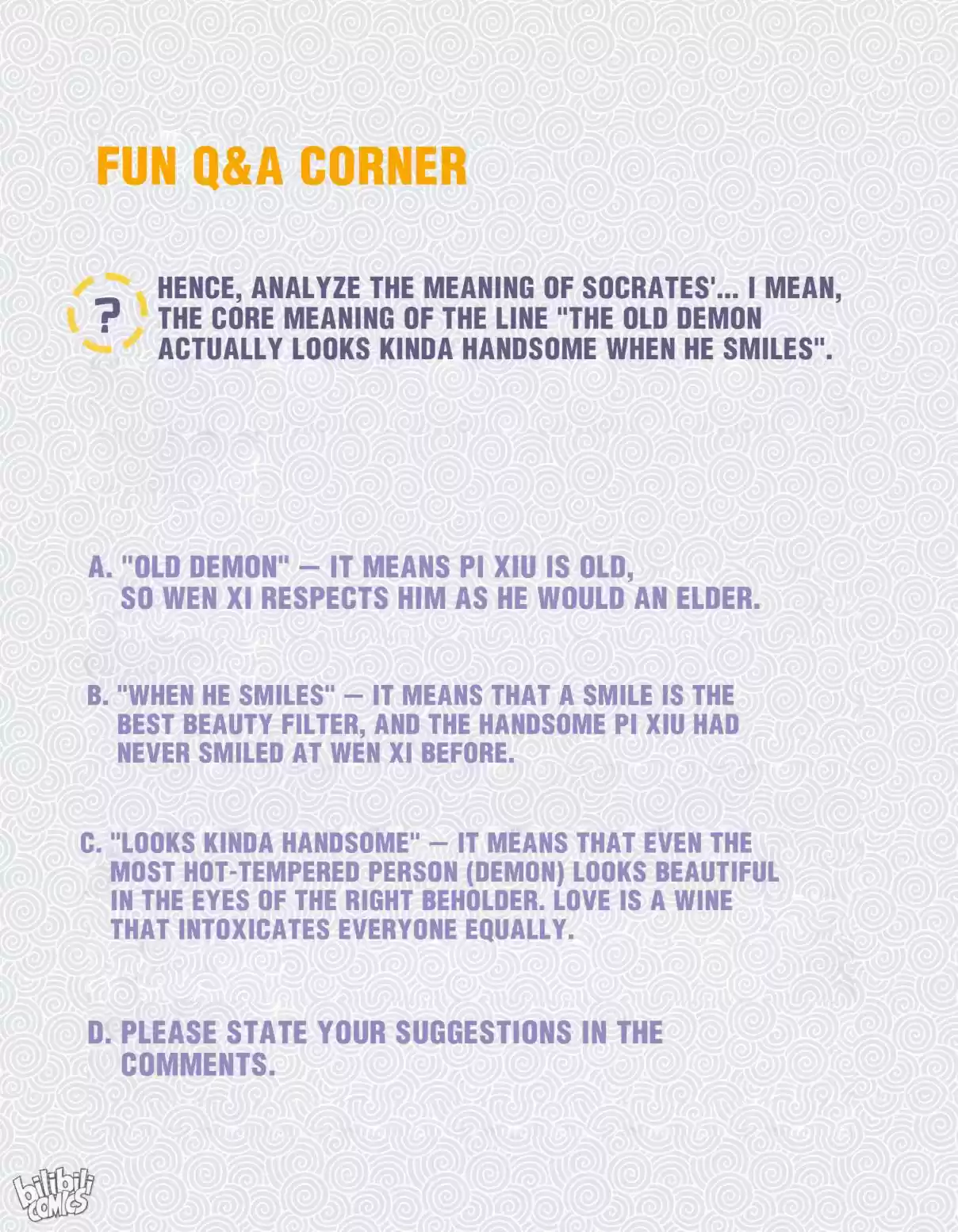 Pixiu's Eatery, No Way Out 17.2 Smart Thinking, Buddy