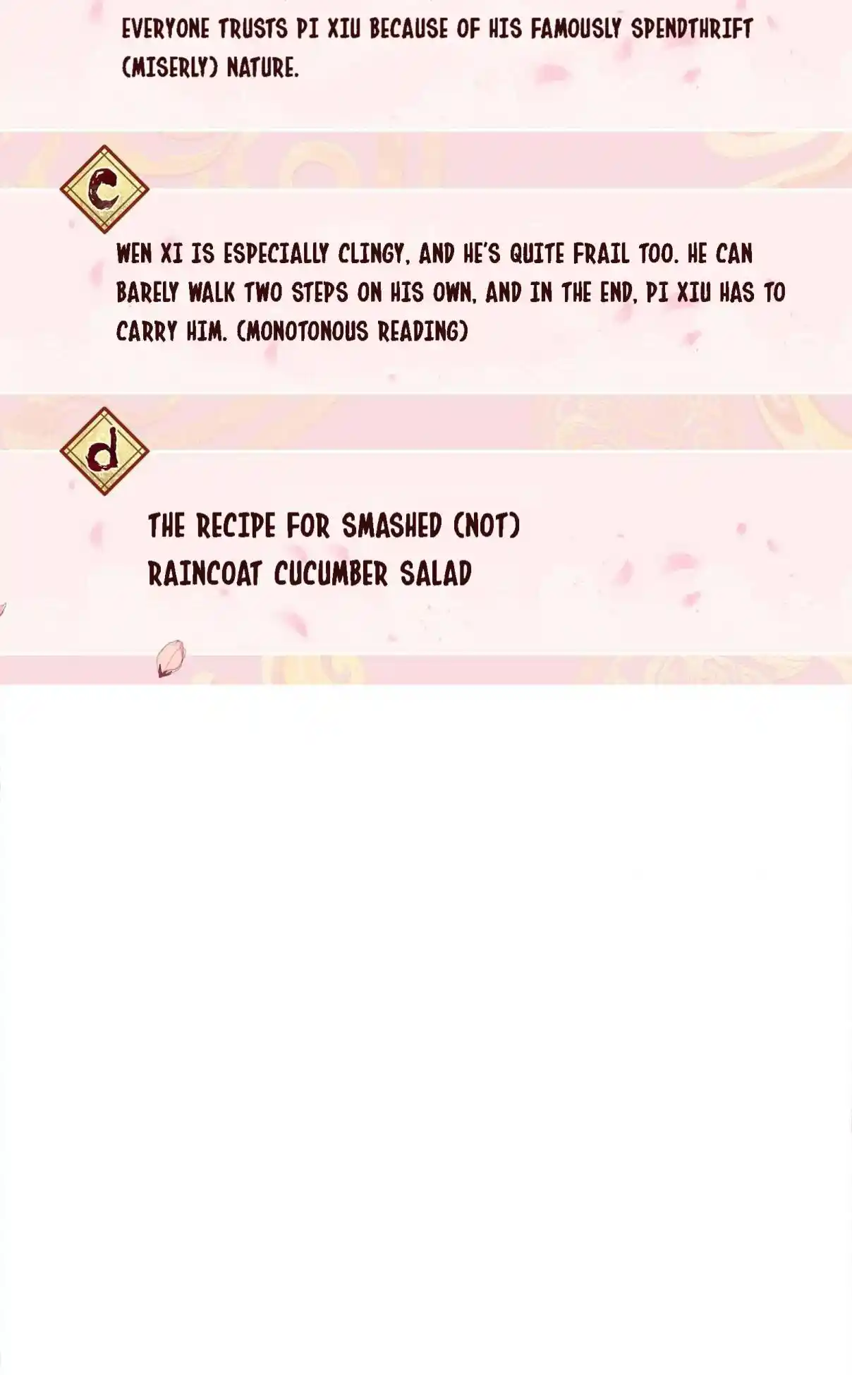 Pixiu's Eatery, No Way Out 69