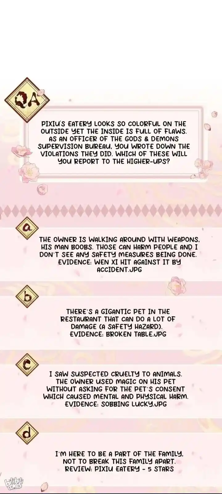 Pixiu's Eatery, No Way Out Ch.121