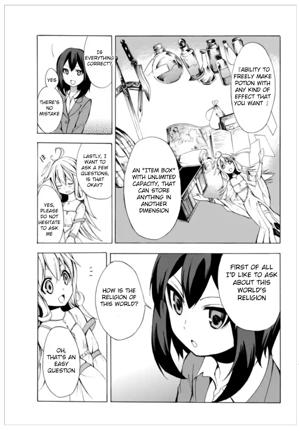 Potion danomi de Ikinobimasu! Ch. 1.2