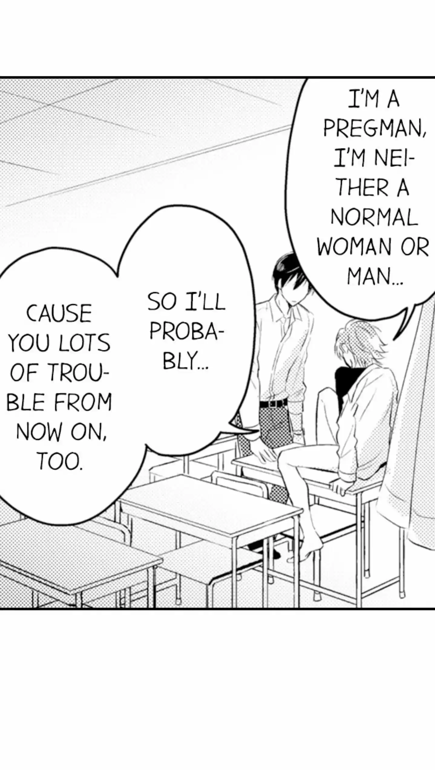 Pregnant In Boy's School Chapter 90 : The End