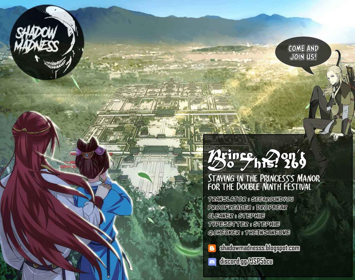 Prince, Don't Do This! Ch. 269 Staying in the Princess’s Manor for the Double Ninth Festival