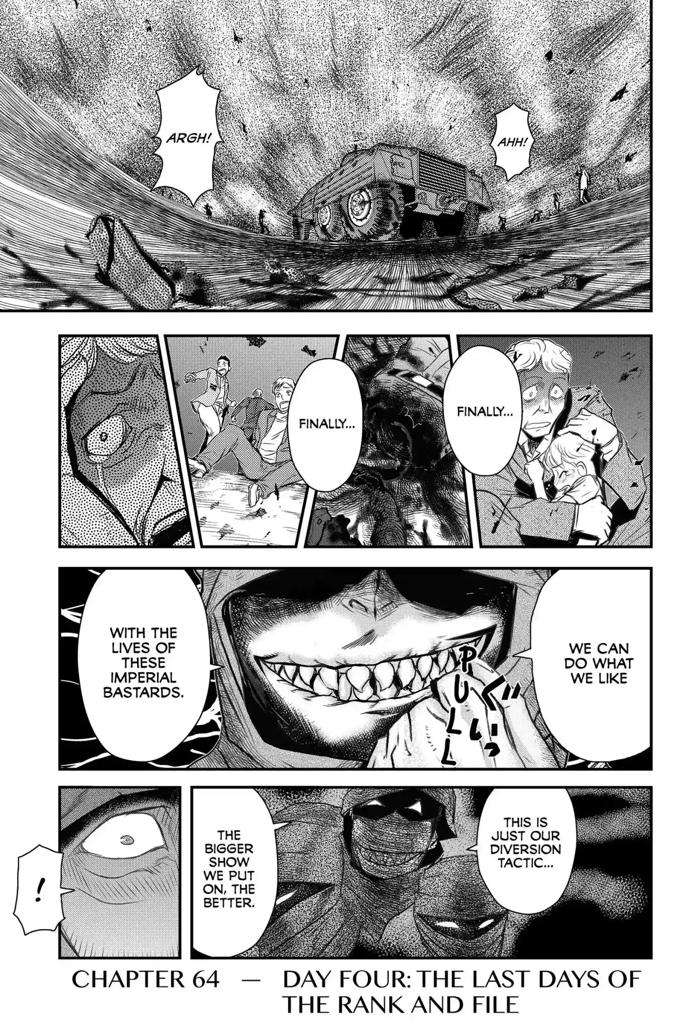 Pumpkin Scissors Vol.15 Chapter 64: Day Four: