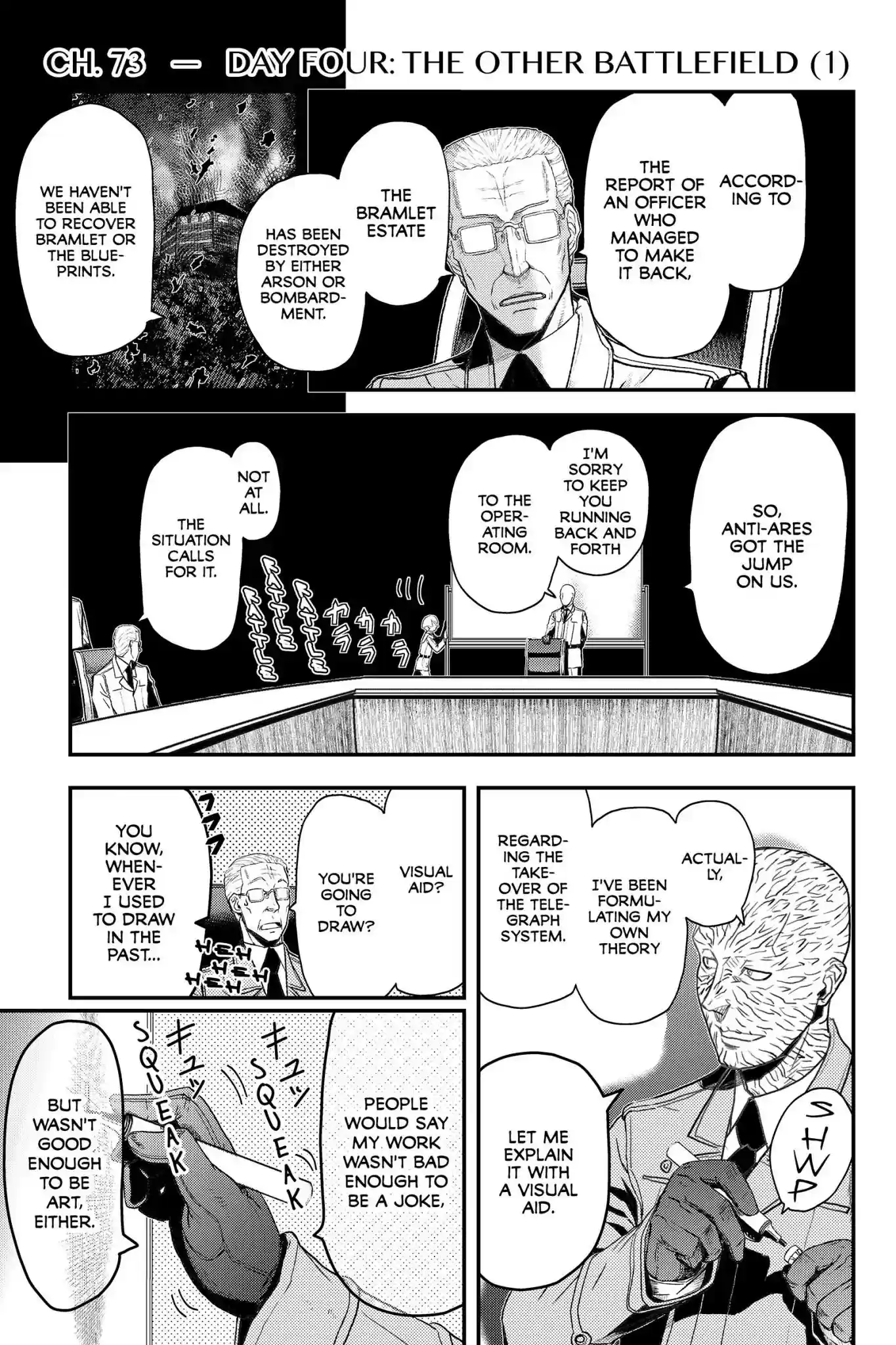 Pumpkin Scissors Vol.16 Chapter 73: Day Four: