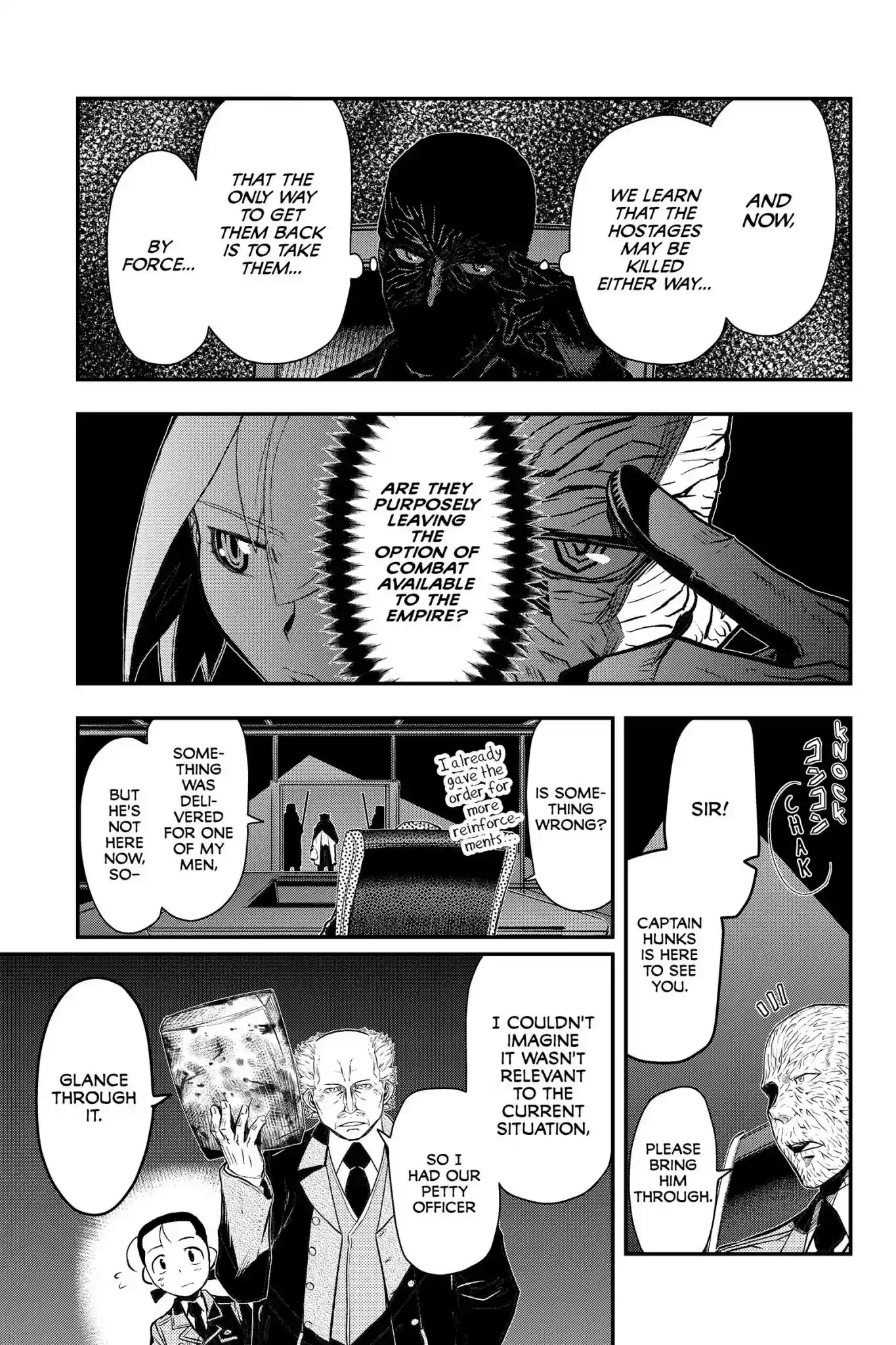 Pumpkin Scissors Vol.16 Chapter 75: Day Four: