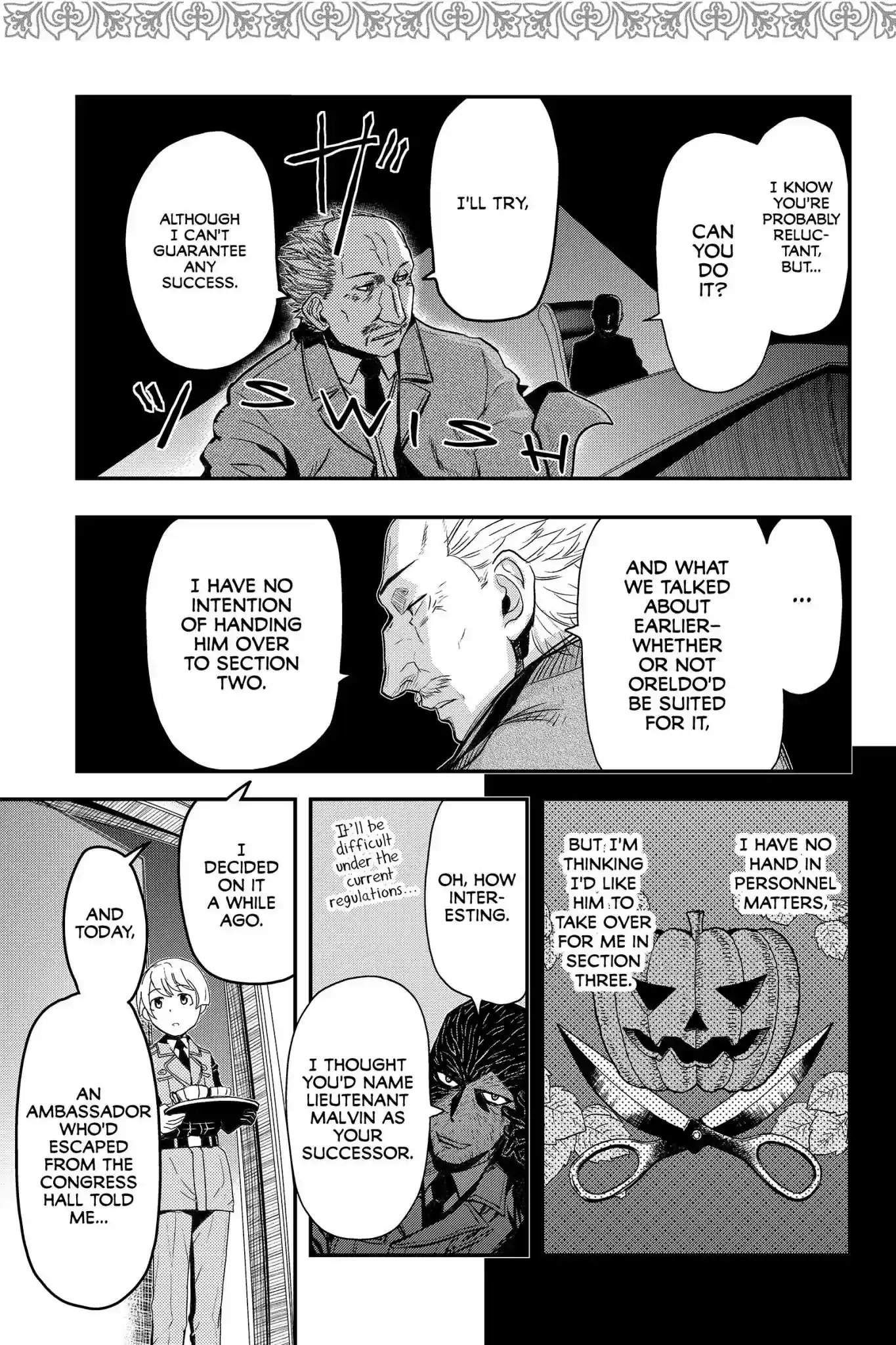 Pumpkin Scissors Vol.16 Chapter 75: Day Four: