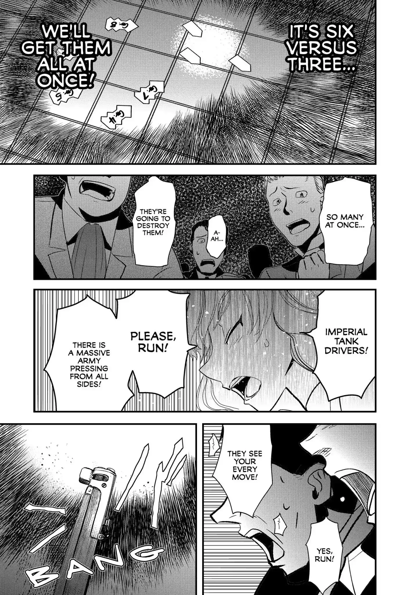 Pumpkin Scissors Vol.16 Chapter 76: Day Five: