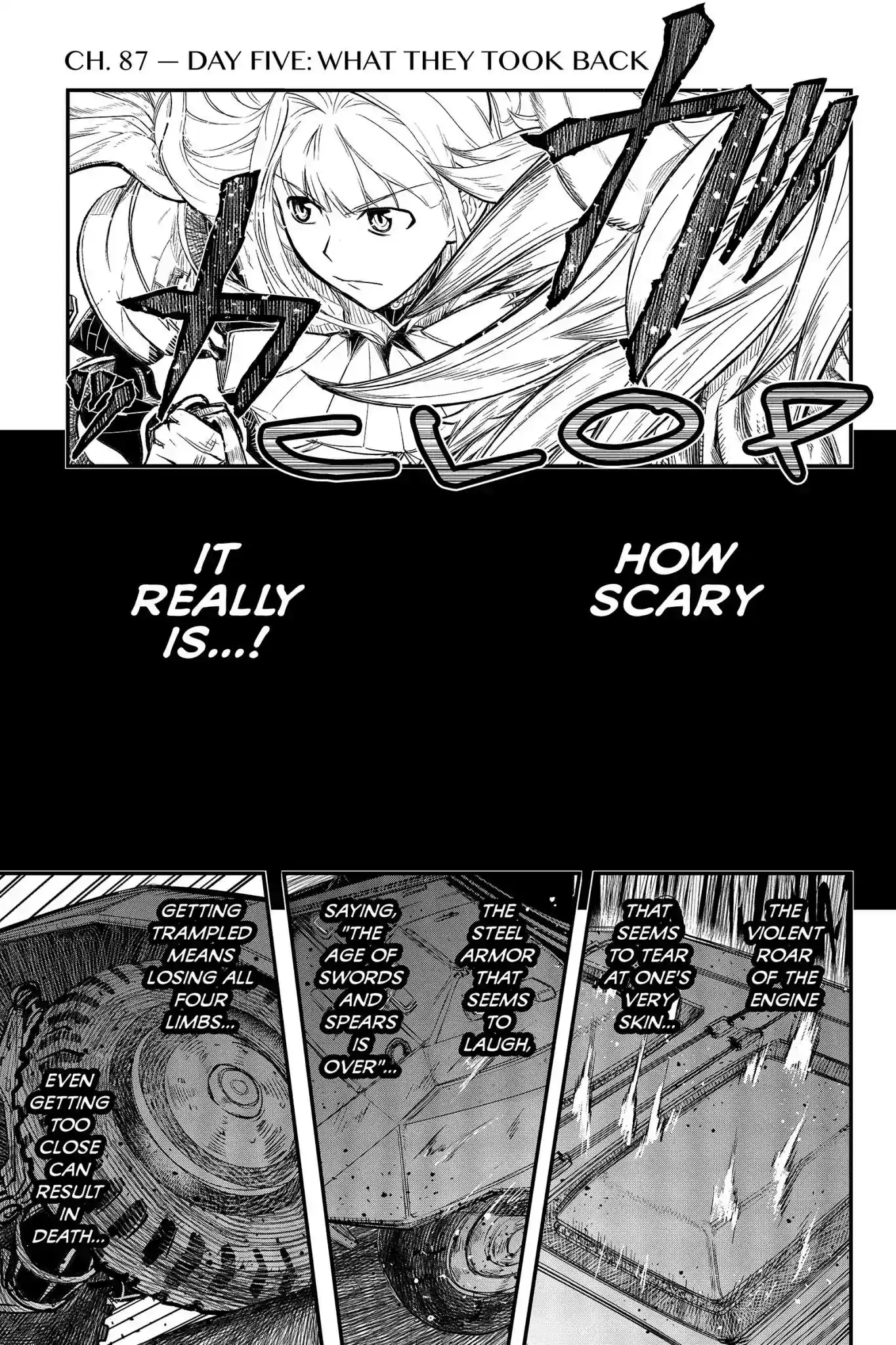 Pumpkin Scissors Vol.18 Chapter 87: Day Five: