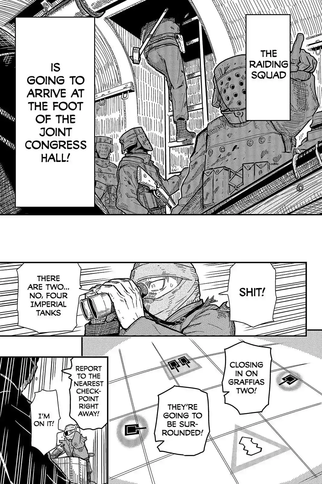 Pumpkin Scissors Vol.20 Chapter 102: Day Five: