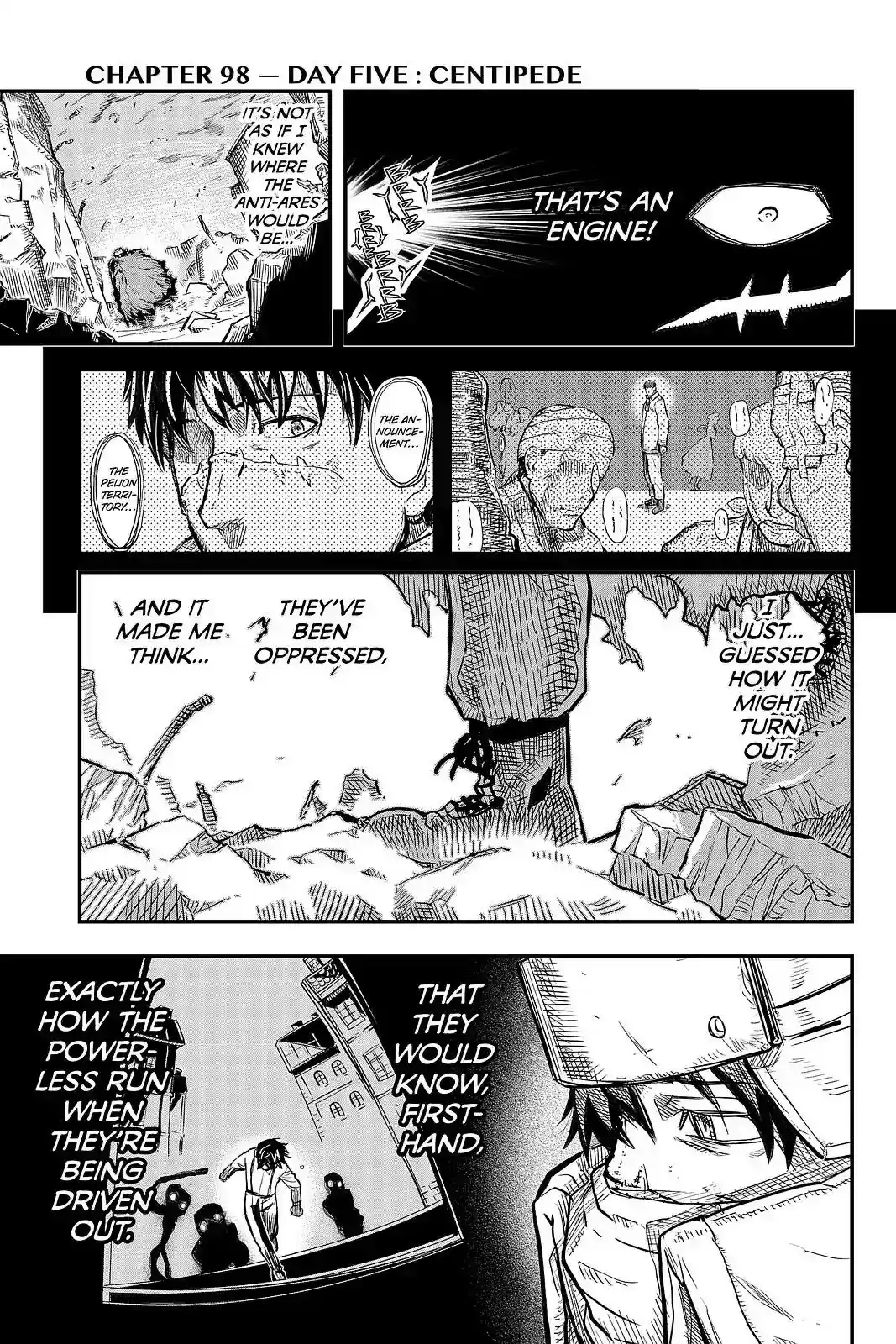 Pumpkin Scissors Vol.20 Chapter 98: Day Five: