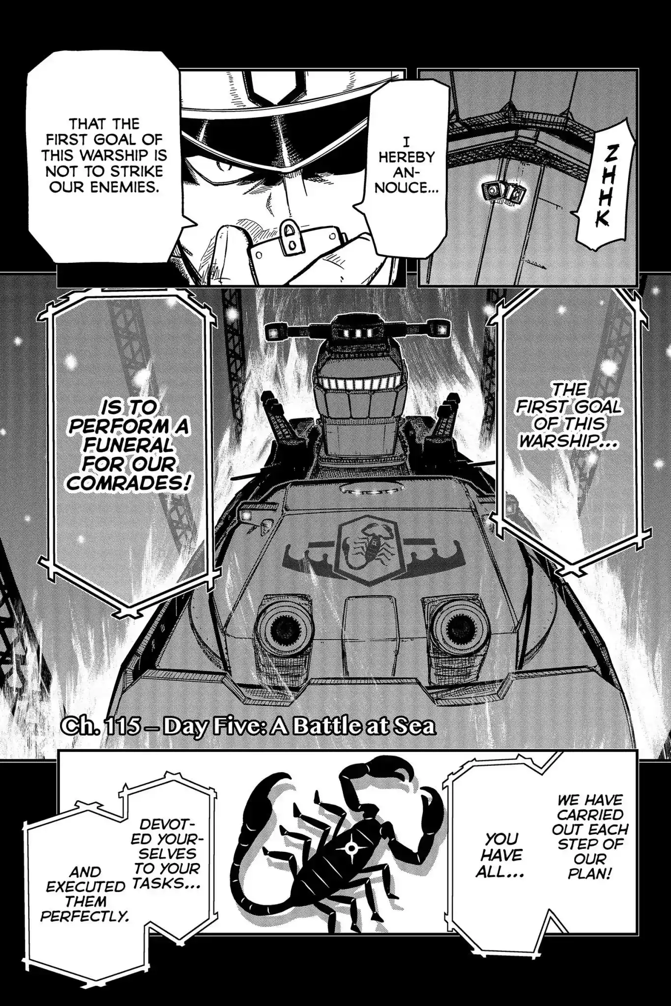 Pumpkin Scissors Vol.22 Chapter 115: Day Five: