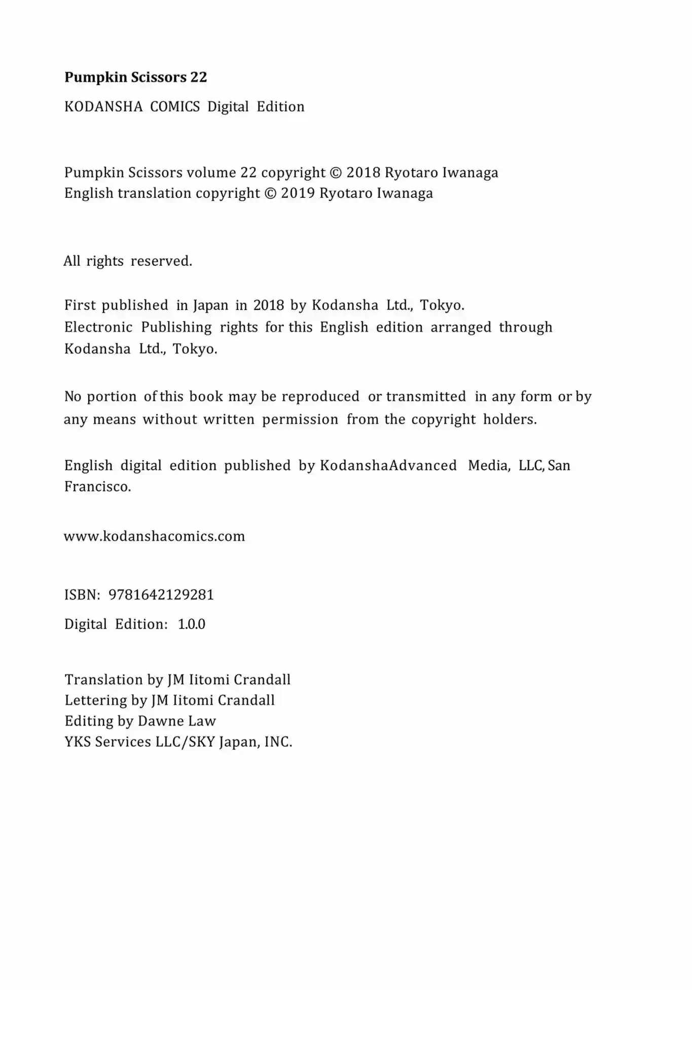 Pumpkin Scissors Vol.22 Chapter 116: Day Five: