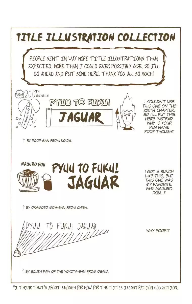 Pyu to Fuku! Jaguar Vol. 10 Ch. 200 The Chopping Master, Chef Mister Junichi