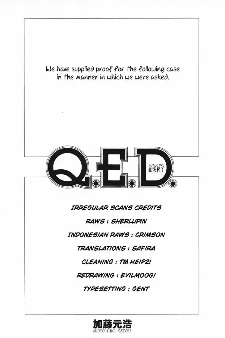 Q.E.D. - Shoumei Shuuryou 51.1