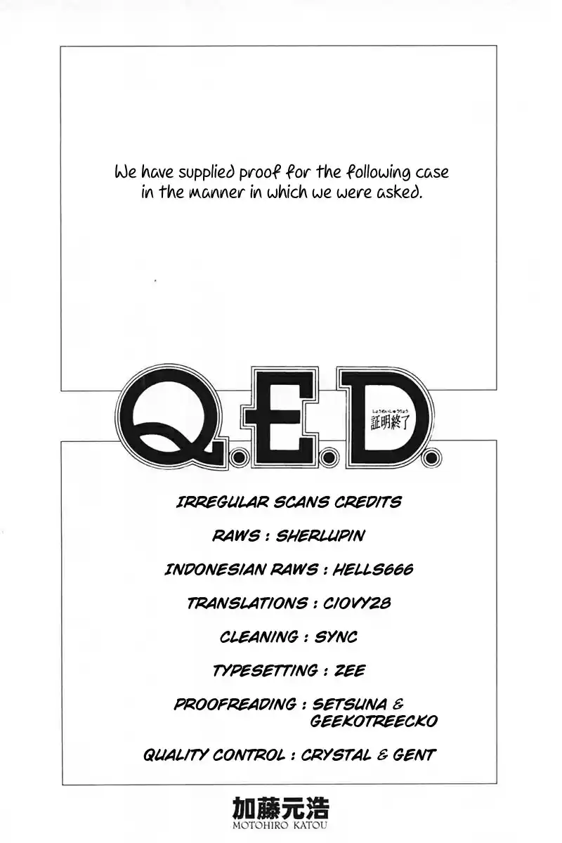 Q.E.D Vol. 24 Ch. 47 Crime and Punishment