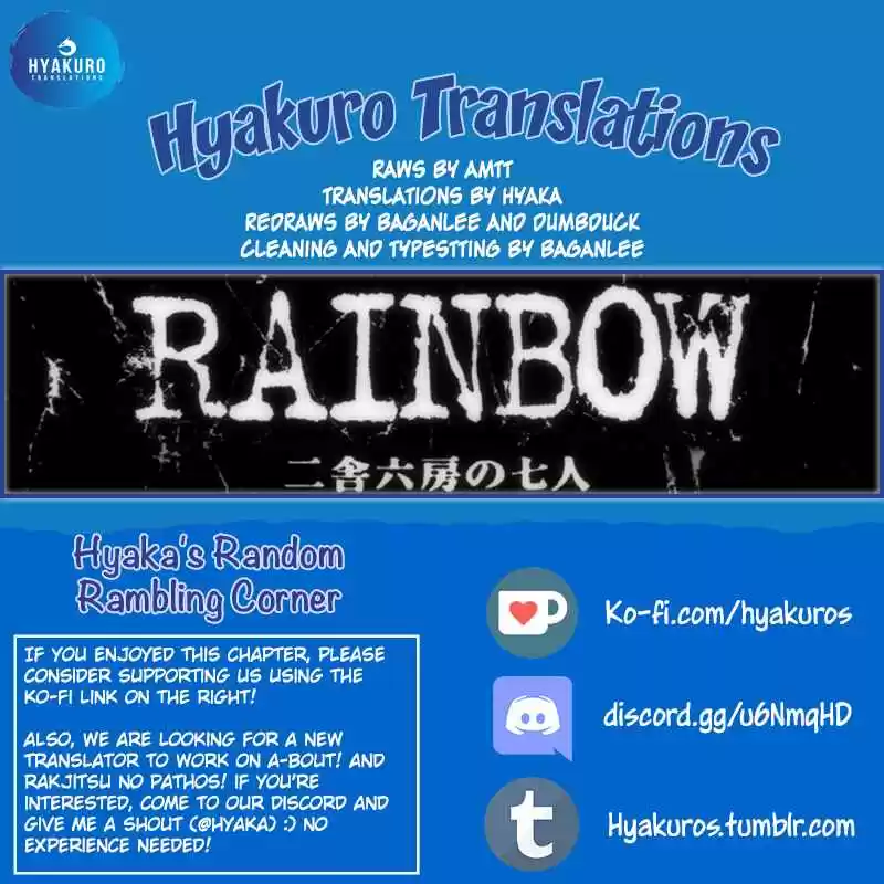 RAINBOW Vol. 15 Ch. 155 Are you dead yet
