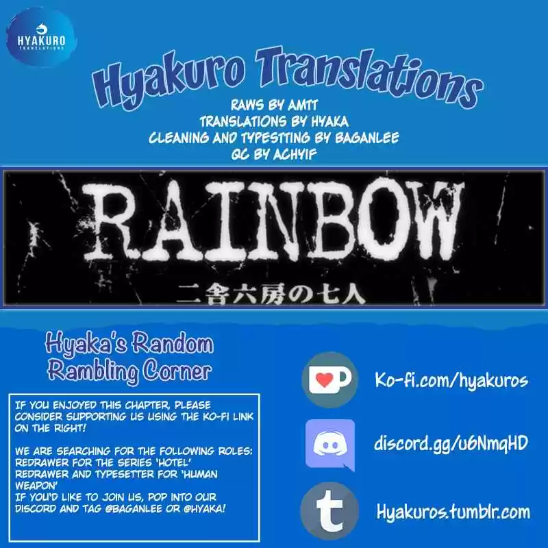 RAINBOW Vol. 15 Ch. 158 Do you feel good